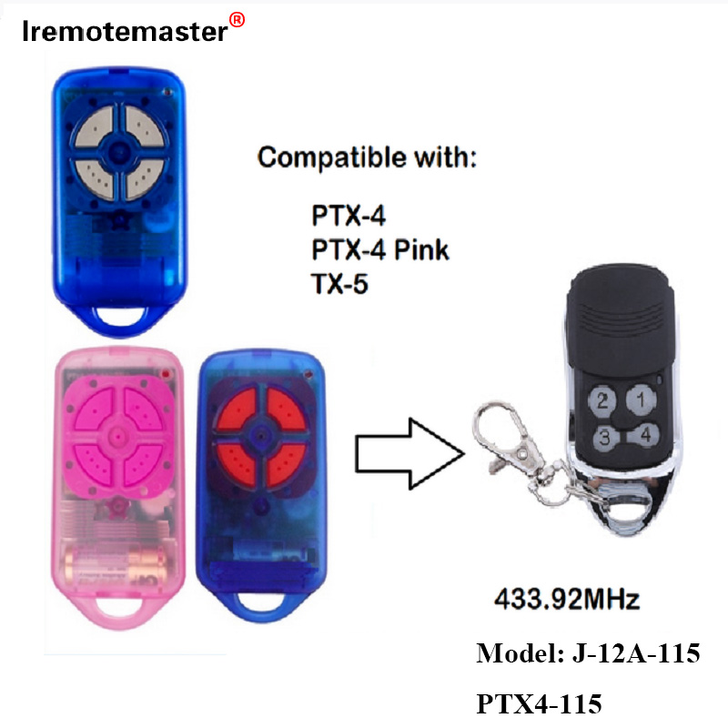 PTX4 433.92 MHz Gate Гаражийн хаалганы алсын удирдлагатай Rolling Code-ийн хувьд